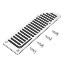 1 Set Car Aluminum Footrest Rest Gas Pedal Pad for For Volvo S60 V60 Xc60 V70 Xc70 S80