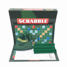 Scrabble Board Game - Classic Educational Word Game for Ages 6+, Green Board