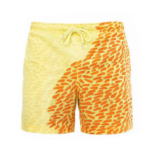 (xl, yellow) New children's magical color changing beach shorts swimming trunks swimwear quick dry bath high quality