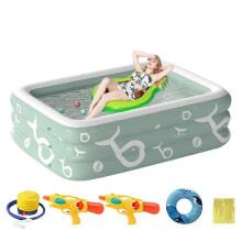 (swimming pool) Inflatable Swimming Pool With Pool Slide Outdoor Anti-dump Water Slide Children's Summer Inflatable Water Park Toys