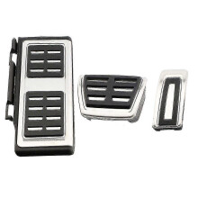 (AT With Rest) Car Pedal Pedals Cover For Skoda Kamiq Combi Scala Octavia A7 Rapid Superb Karoq Kodiaq 2017 2018 2019 2020 2022 Lhd