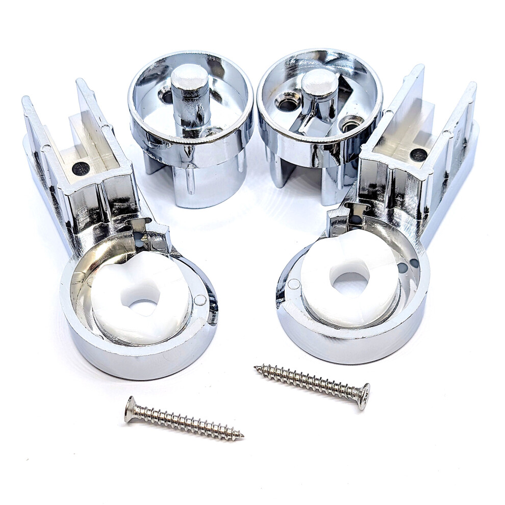 1 Set R12 Roman Haven Bath Screen Hinges/ Brackets 5060626641242