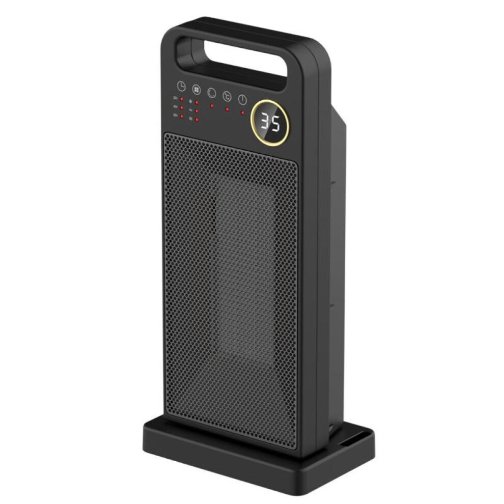 ATWFS PTC Heater for Room Remote Control Electric Heating Touch Screen Heaters Household Vertical 120 Degree Shaking Head Heater