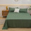 (as the picture, 230x250cm) Solid Color Comfortable and Skin-friendly Flat Bed Sheets Bedspread (Pillowcase Purchase Separately) 1