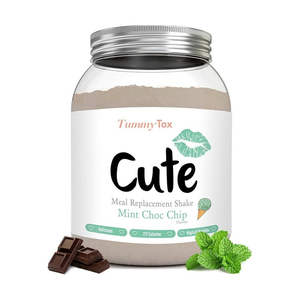 Cute Meal Replacement Shake Weight Management in Mint Choc Mint - 500g