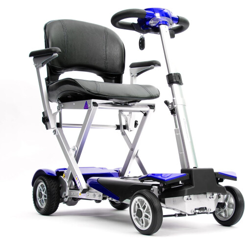 (RED) Drive Devilbiss Elite Auto Folding Electric Mobility Scooter/LED Full Suspension
