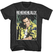 (Black, 3XL) Ace Ventura Pet Detective Reheheally Adult Men T Shirt Funny Movie