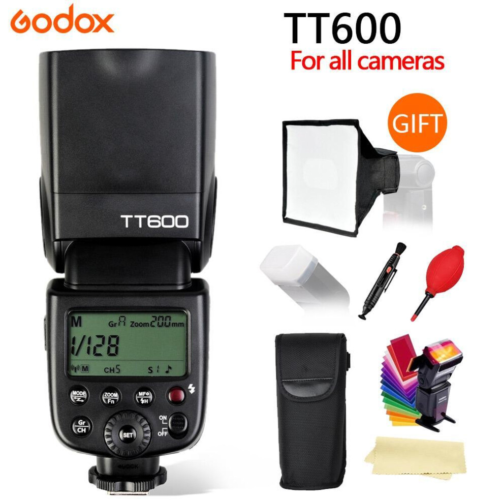 Tt600s Tt600 Flash Speedlite For Canon Nikon Sony Pentax Olympus Fujifilm & Built-in 2.4g Wireless Trigger System Gn60