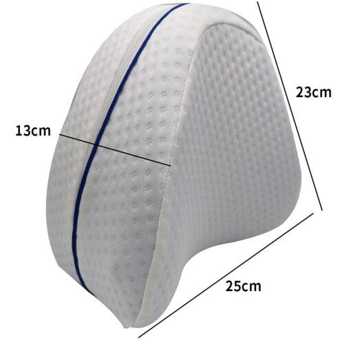 (white) 1PC Memory Cotton Leg Pillowcase Foam Pillow Sleeping Orthopedic Sciatica Set 1
