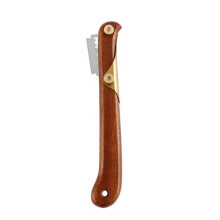 (brown) Bread Lame Cutter with 5 Stainless Steel Blades Wood Carved Handle Sourdough Bread Baker Scoring Slashing Tool Kitchen Baking Supplies