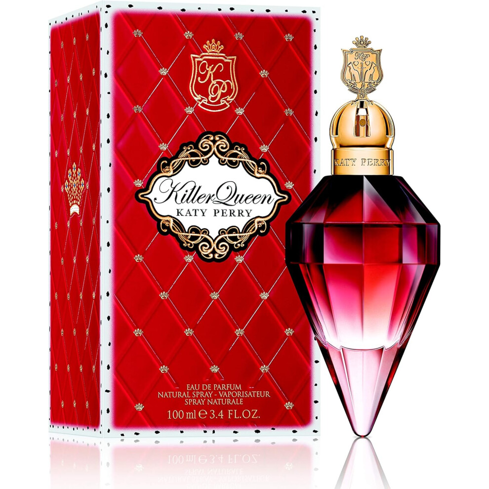 Katy Perry Killer Queen Eau de Parfum for Women, Fruity, Floral, Jasmine Scent,100 ml (Pack of 1)