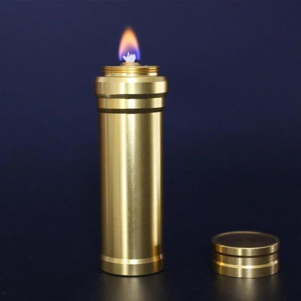 (30ml) Long Metal Alcohol Lamp Sealed Leak Proof Portable Manual Disinfection Experiment With Wick Uco Lamp Accessories