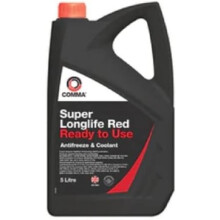 Comma SLC5L Super Red Ready to Use Antifreeze and Coolant, 5 Litre