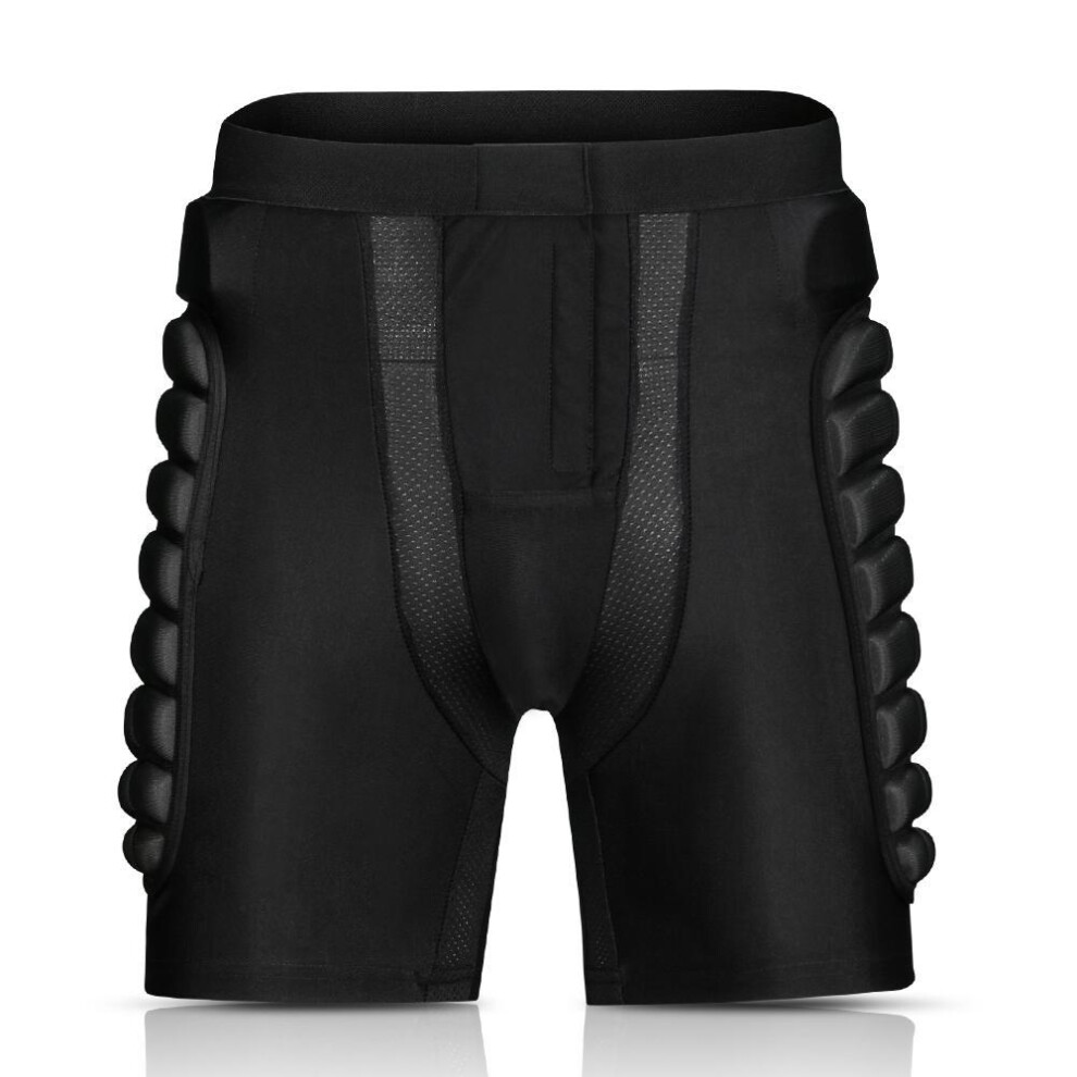 (XL) Hip Butt Protection Padded Shorts Armor Hip Protection Shorts Pad For Snowboarding Skating Skiing Riding