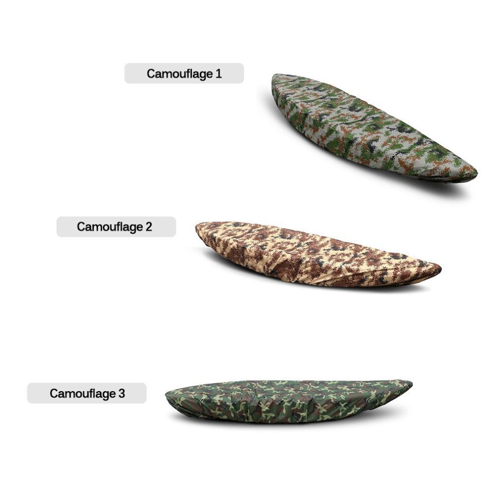 (Camouflage 3  6.5m) Professional Universal Kayak Cover Canoe Boat Waterproof Uv Resistant Dust Storage Cover Shield