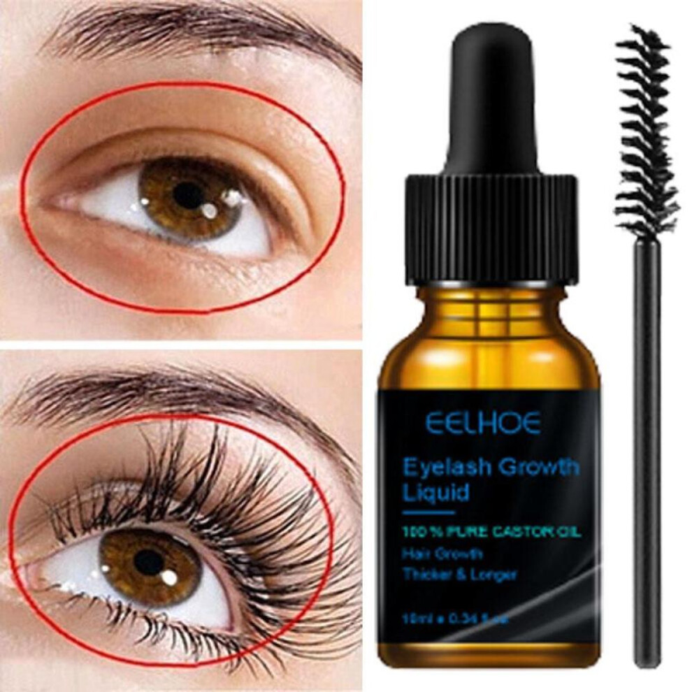 (1Pcs) Natural Eyelash Growth Serum 7 Days Fast Eyelashes Enhancer Longer Thicker Fuller Lashes Eyebrows Lift Eye Care Products Makeup