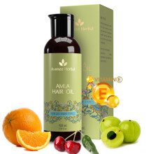 L'huile capillaire à base de plantes Avimee Amla contient à la fois de l'huile de fruits et de graines d'Amla 100 ml