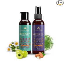 Avimee Herbal Keshpallav and Hairtone PV 1 Scalp Spray 100ml