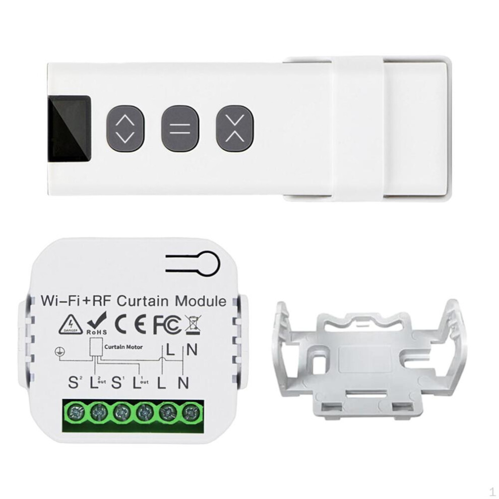 Wireless Roller Shutter Switch Remote Control Easy Installation Module Light For Awnings