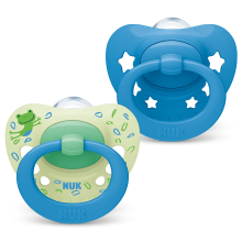 NUK - 6-18M SOOTHERS FROG & BLUE