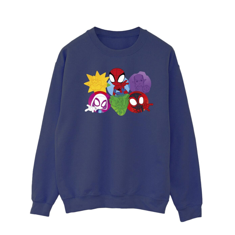 Spidey And His Amazing Friends Faces Sweatshirt