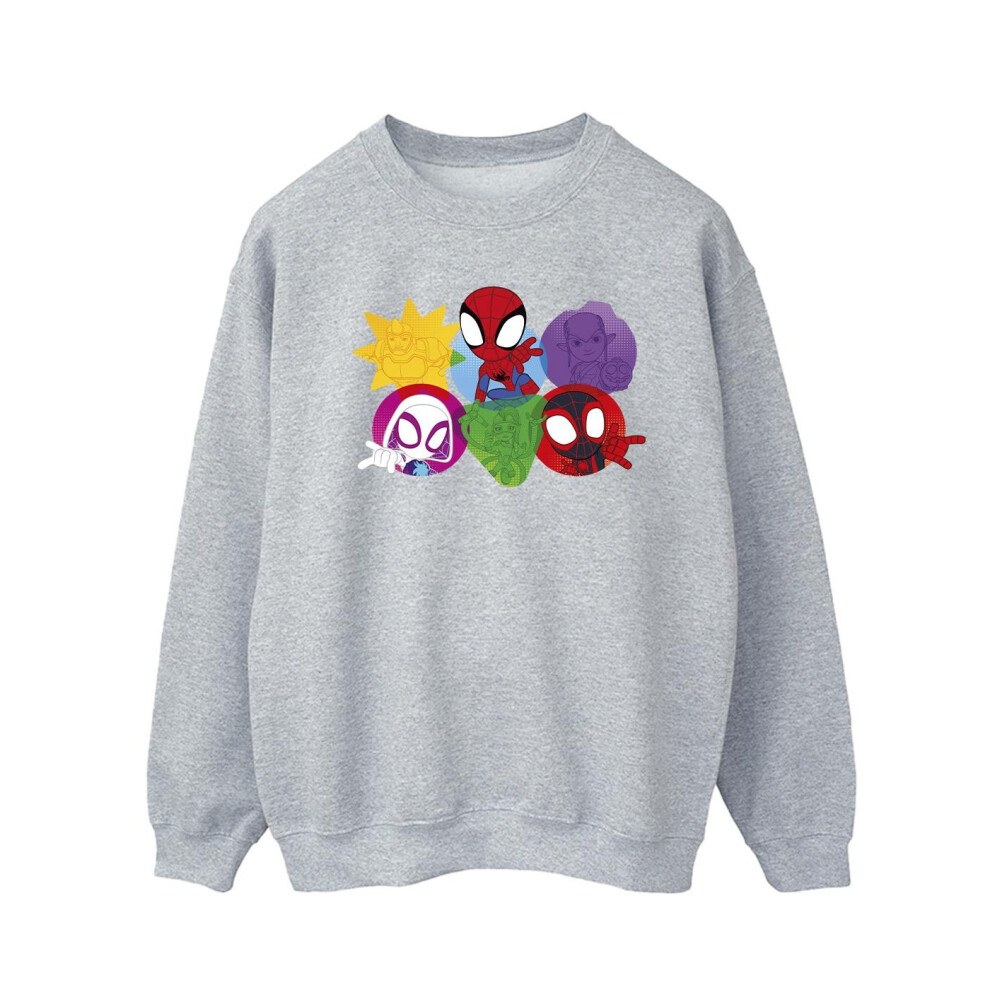 Spidey And His Amazing Friends Faces Sweatshirt