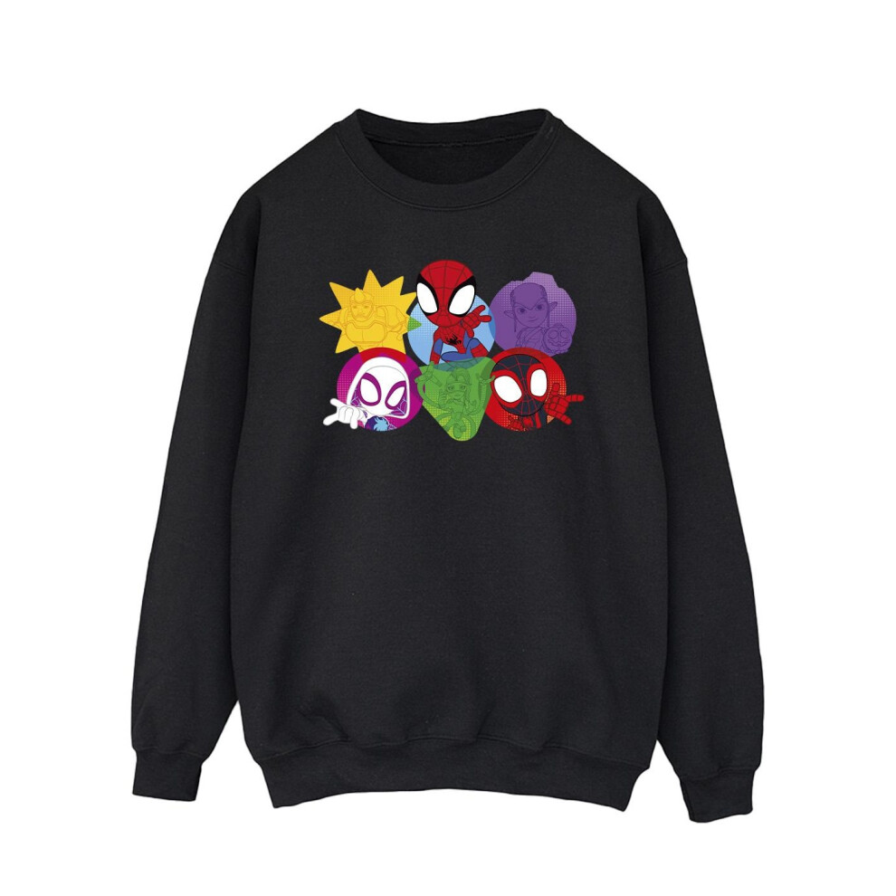 Spidey And His Amazing Friends Faces Sweatshirt