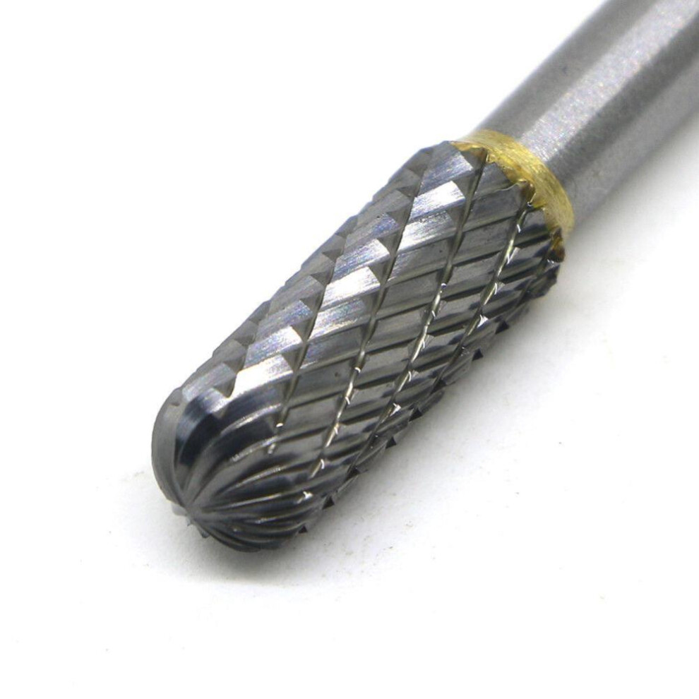 Carbide Burr Die Grinding Shank Tungsten Rotary Drill Set Metal Carving Bit Tool