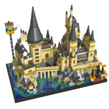 (Hogwarts School-2743Pcs) 2743Pcs Hogwarts School of Witchcraft and Wizardry Harry Potter block Home decoration Birthday Gift For Kids