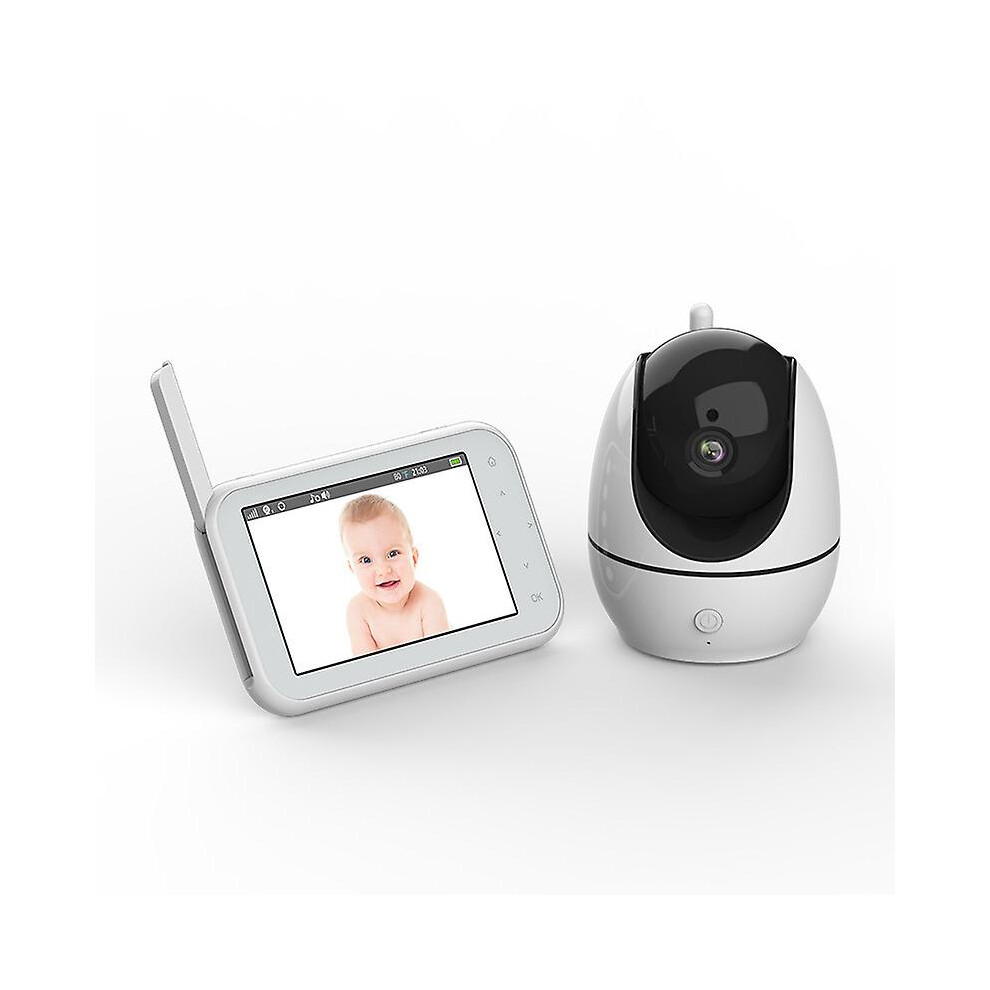 (Baby Monitor) 4.3-inch Touchscreen Baby Monitor With Infrared Night Vision, Two-way Communication, And Room Temperature Alert-enhanced Baby Care Syst