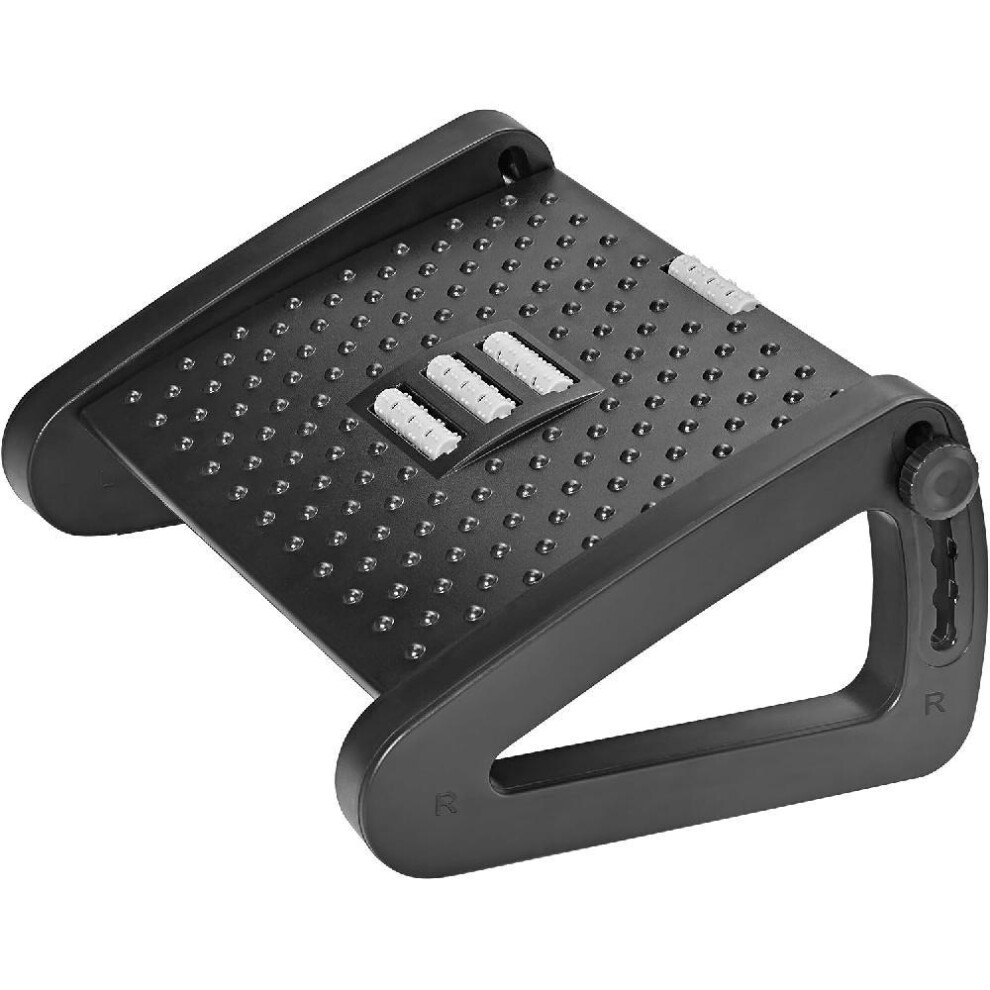 Foot Rest Desk, Height-adjustable Footstool, Ergonomic Footrest With Massage Function For Office And Home