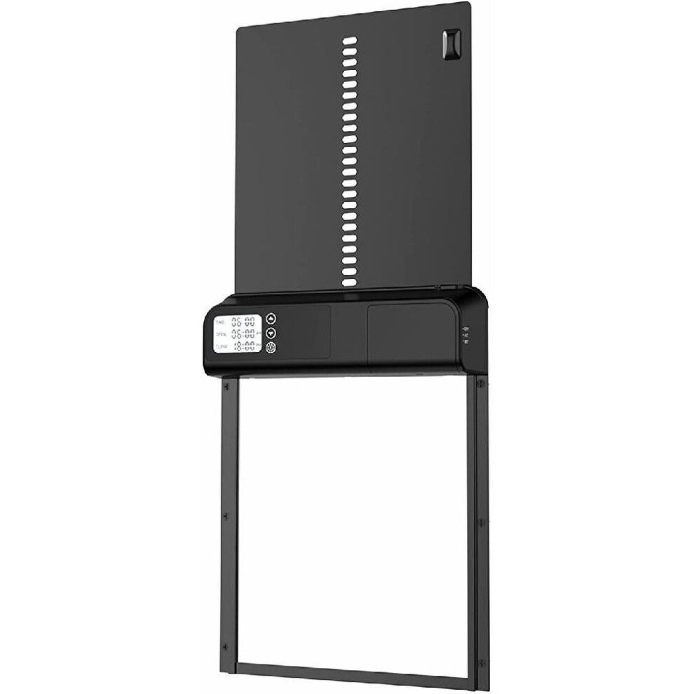 Automatic Waterproof Chicken Coop Lcd Display Aluminum  Door, Anti-pinch Safety Protectionchicken Door Opener With Timer