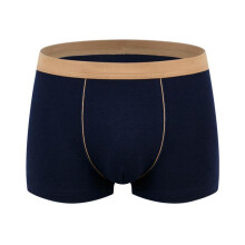 (navy blue, 7XL) Cotton Men Boxers Ventilate Plus Size Boxer Shorts Solid Soft Underwear