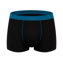 (black, 7XL) Cotton Men Boxers Ventilate Plus Size Boxer Shorts Solid Soft Underwear