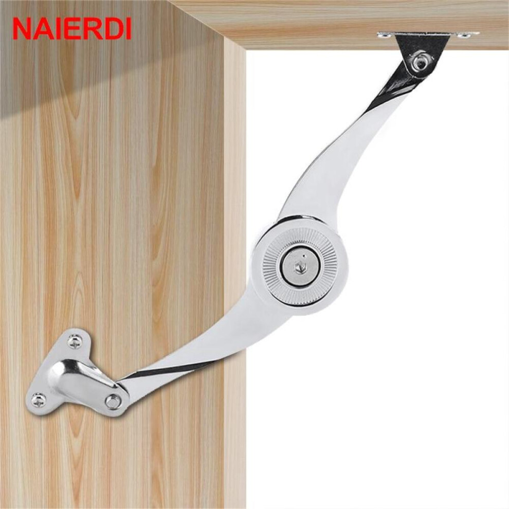 Naierdi Hydraulic Hinges Kitchen Cabinet Door Adjustable Hinge Furniture Lift Up Support Hardware