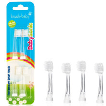 Brush-Baby BabySonic Heads For 18-36 Months - 1 Pack of 4