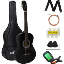 4/4 Size Acoustic Guitar 38 inch Classic Wood Guitar 6 Strings