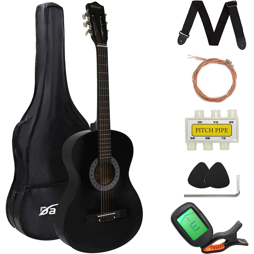 4/4 Size Acoustic Guitar 38 inch Classic Wood Guitar 6 Strings-image-OPC-PFV5NXX-NEW