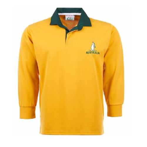 (M) Men's Australia Rugby Long Sleeve Jersey