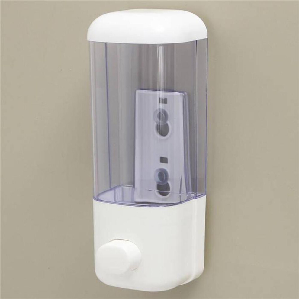 Wall Mount Soap Dispenser Bathroom Shower Shampoo Liquid Soap Dispenser