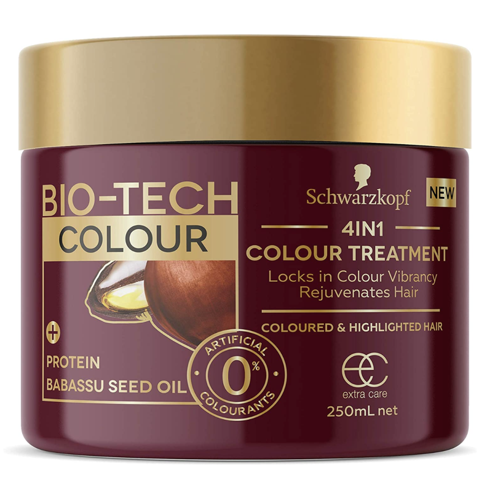 Schwarzkopf Bio-Tech 4-in-1 Colour Treatment Protein Babassu Seed Oil 250ml