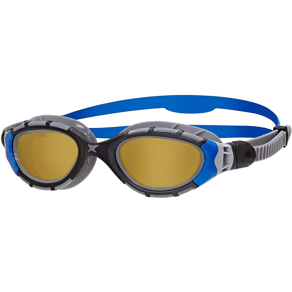 Zoggs Surf Predator Flex Polarized Ultra Goggles - Small Soft Blue