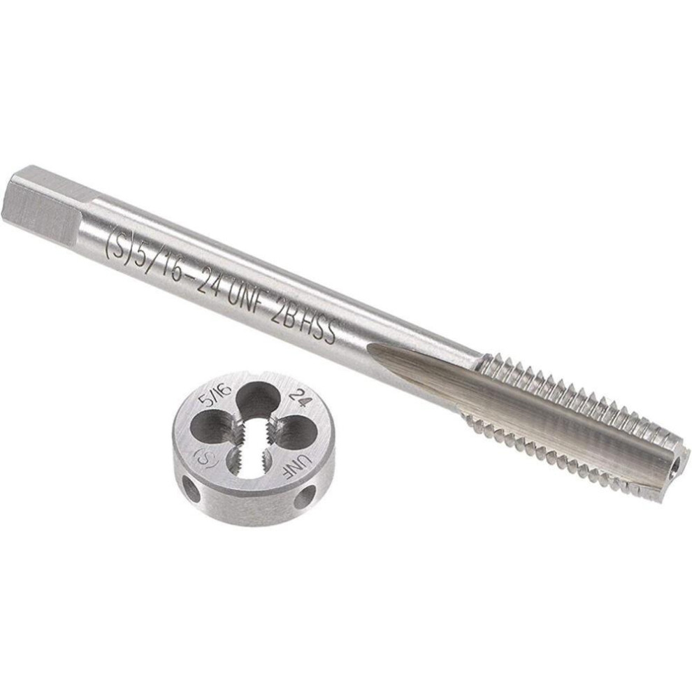 5/16 -24tpi Tap Die Set Hss Right Hand Thread Round