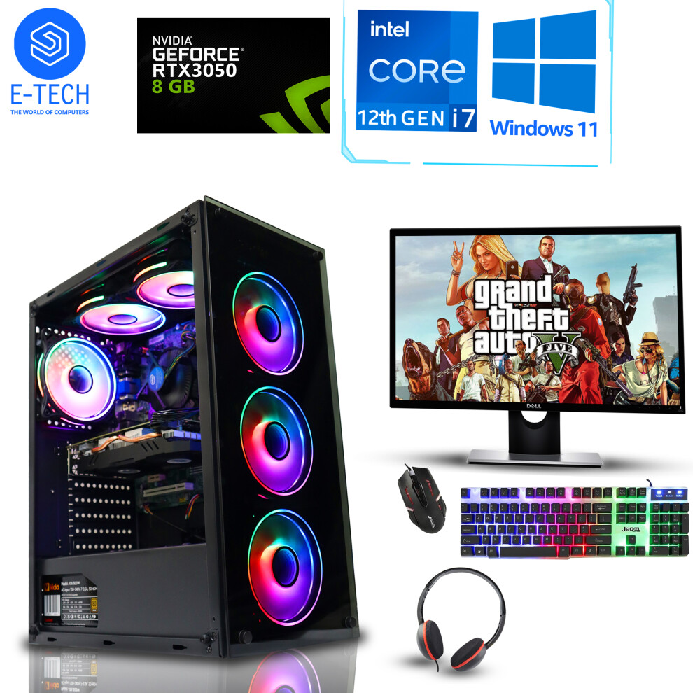 Gaming PC Bundle i7 12700F 32GB DDR4 8GB RTX 3050 2TB M.2 Windows 11-image-OPC-PFV66JQ-NEW