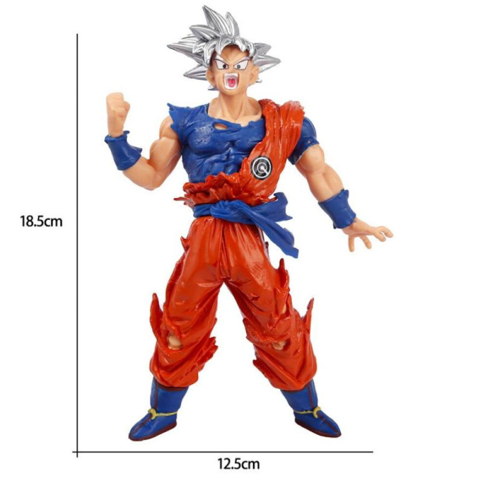 (as the picture, 02) Anime Dragon Ball Z Super Saiyan Son Goku Vegeta Anime Action Figure Model Gifts Collectible Figurines For Kids 18cm