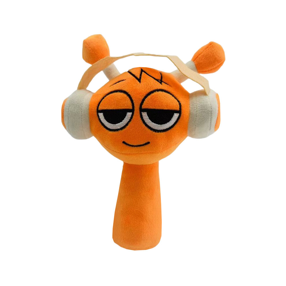 ( 25Cm) Sprunki Plush Toy Sprunki Plushies Stuffed Doll Kids Gifts Orange
