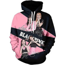 (150CM, Sweatshirt 03) Blackpink Korean Idol Girl Group Cos Peripheral Sweatshirt 3d Digital Printing Casual Zs
