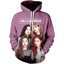 (150CM, Sweatshirt 01) Blackpink Korean Idol Girl Group Cos Peripheral Sweatshirt 3d Digital Printing Casual Zs