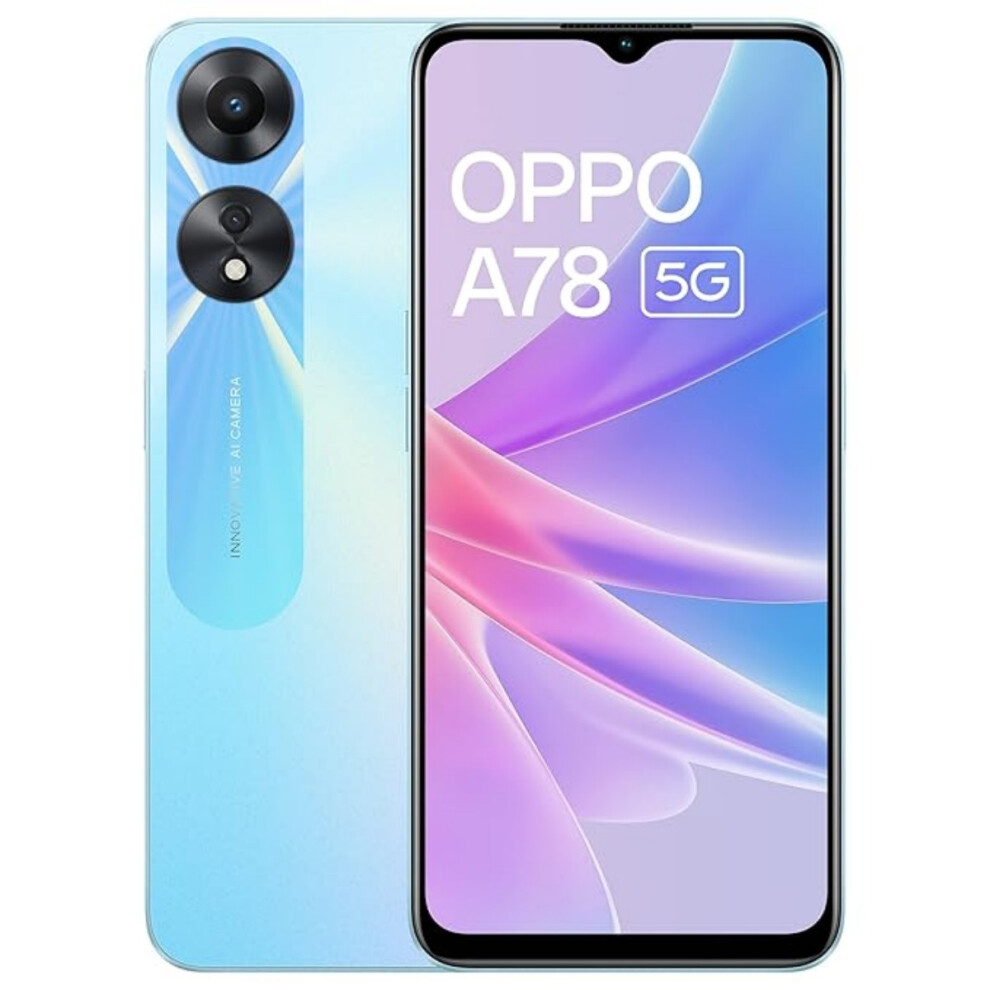 (6+128GB, Blue) OPPO A78 5G Dual SIM Smartphone