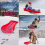 Heavy Duty Plastic Snow Sledge with Pull Rope 6